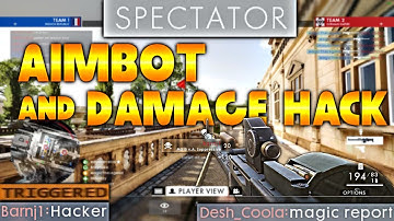 Spectating a Hacker with Aimbot + Damage Hack - Battlefield 1