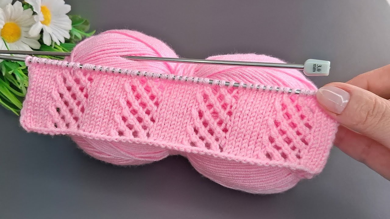 Kolay İki Şiş Örgü Yelek,Şal,Buluz Model Desen 🩷#knitting #crochet #diy #keşfet #tejer #handmade