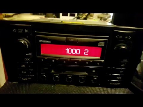 Как самому разблокировать штатную магнитолу AUDI VW