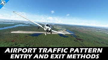 How to Enter and Exit the Traffic Pattern and Uncontrolled Airports - Learn To Fly Here - MSFS
