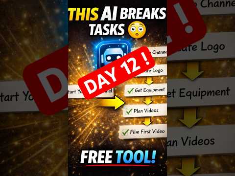 This free AI tool instantly breaks any overwhelming task into tiny steps ✅ #GoblinTools #shorts