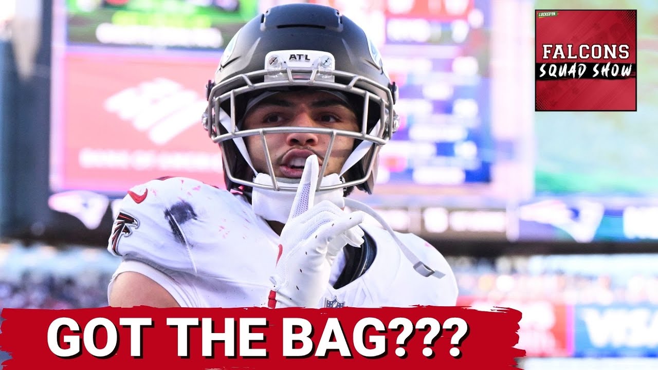FALCONS SQUAD SHOW: Ian Cunningham dropped the BAG on Drake London FALCONS SQUAD SHOW: Ian Cunningham dropped the BAG on Drake London