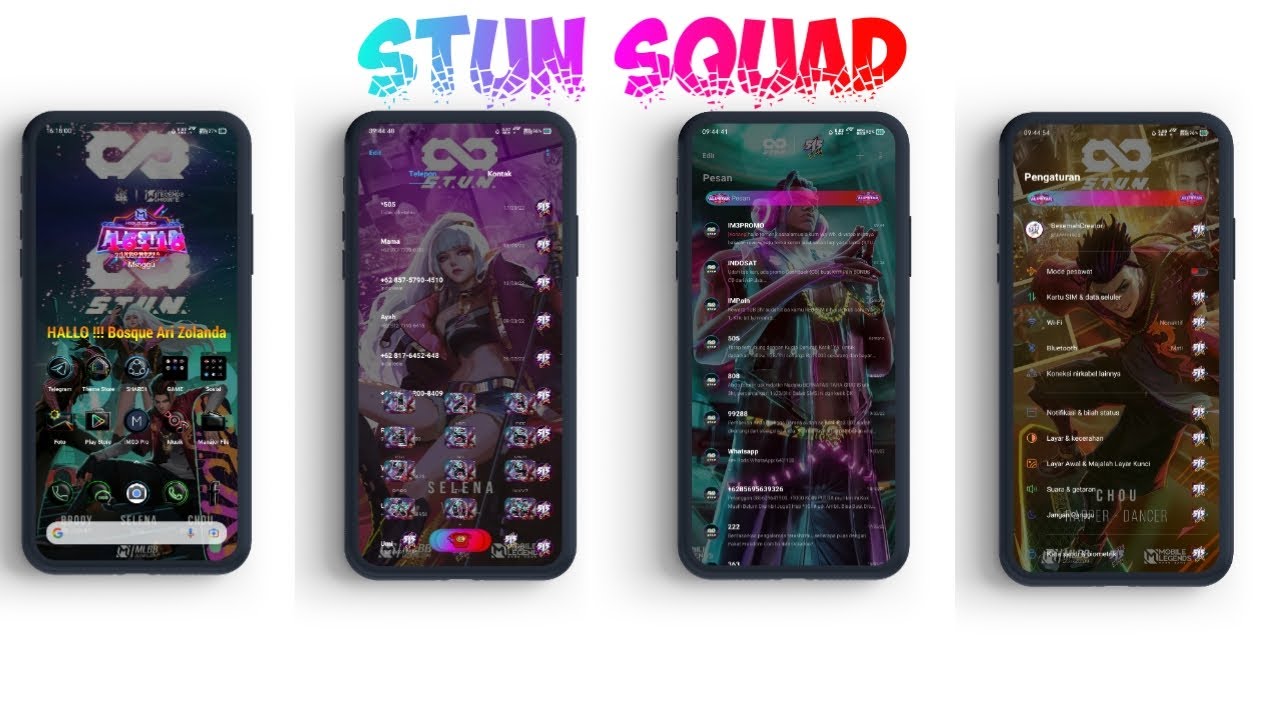 TEMA STUN SQUAD OPPO / REALME FULL PACK