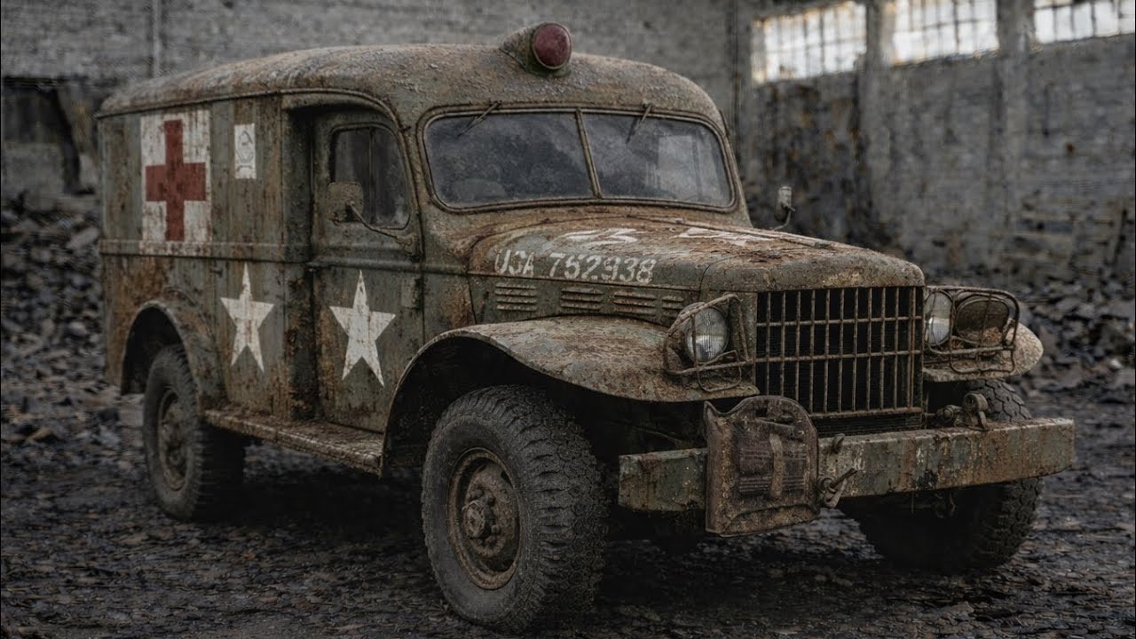 We Found a World War II Dodge WC54 Military Ambulance and Restored It - ASMR Car Restoration