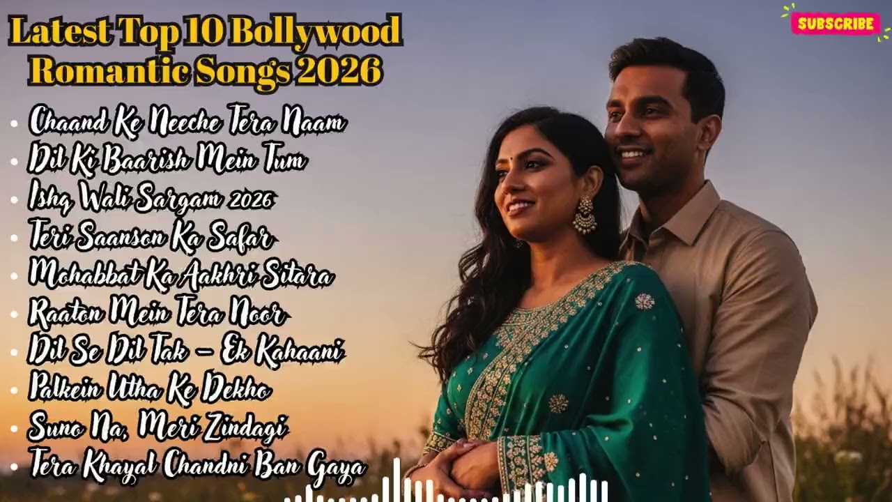 Latest Top 10 Bollywood Romantic Songs 2026 ❤️ Fresh Hindi Love Hits Playlist (Heart Touching)
