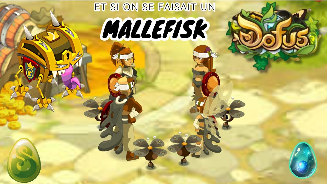 [Dofus] Donjon Mallefisk  Cra, Panda, Eni, Sadi Team lvl 10X
