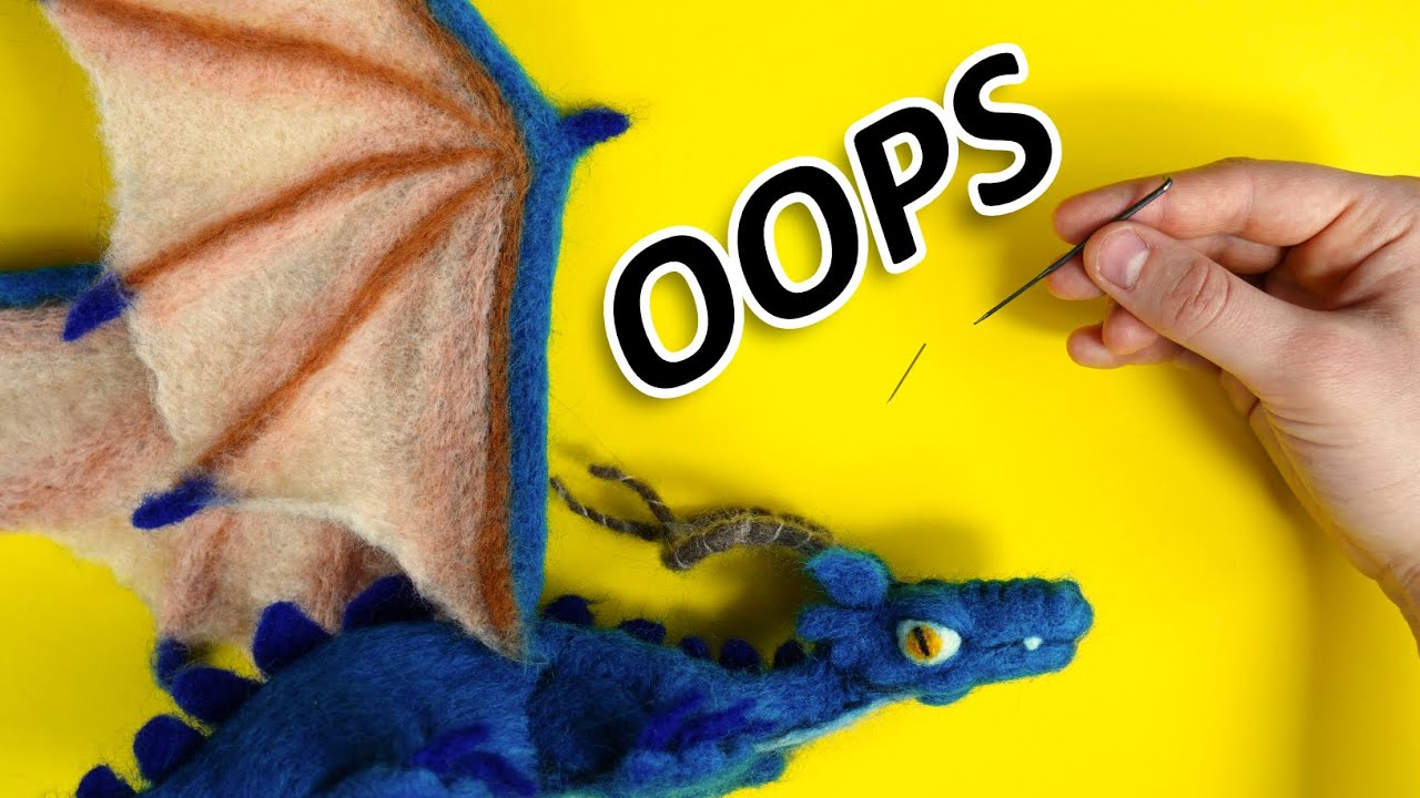 I Felted a Dragon in 24 HOURS!
