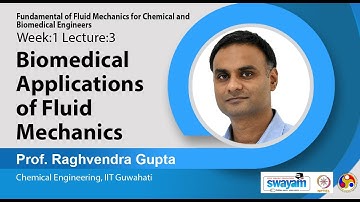 Lec 3 : Biomedical Applications of Fluid Mechanics