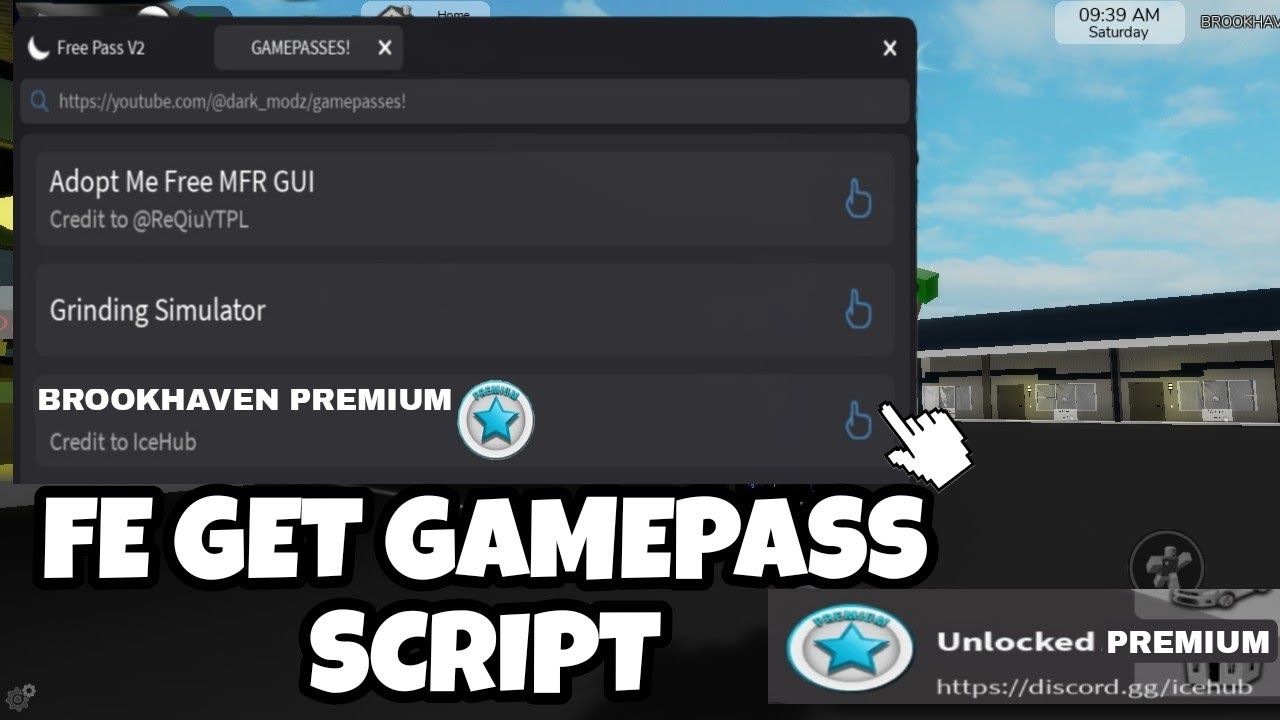 Brookhaven: Free Gamepass Scripts