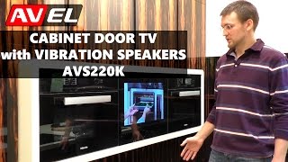 Buy Kitchen Cabinet Door TV with VIBRO SPEAKERS on Aliexpress: http://ali.onl/jix Buy Cabinet Door TV with new VIBRATION 