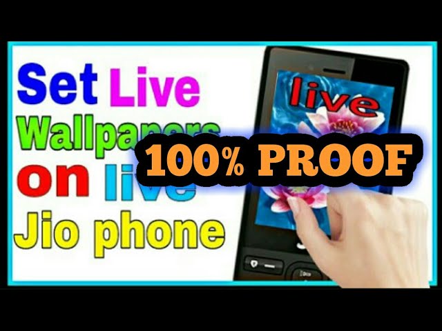 How To Download Live Wallpaper In Jio Phone 2019 Youtube