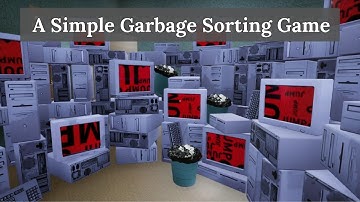 A Simple Garbage Sorting Game | Deceptively Puzzling Indie