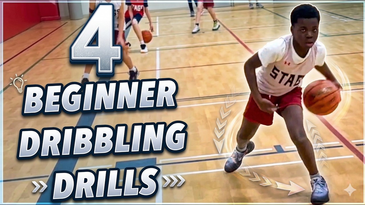 4 Beginner Basketball Drills For Youth Players - YouTube