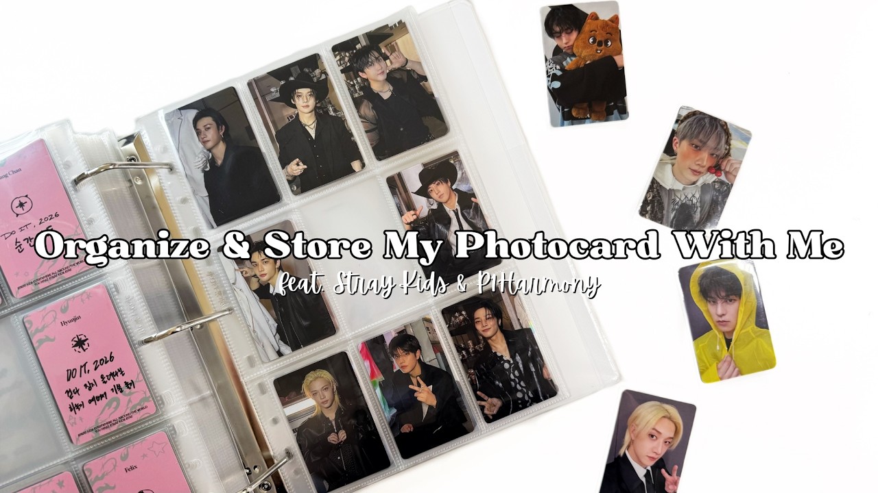 Organize & Store My Photocards With Me | feat. Stray Kids