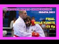 EUROPEAN KARATE CHAMPIONSHIPS 2021: Final MALE KUMITE -75 Kg/ R. Aghayev Vs S. Horuna