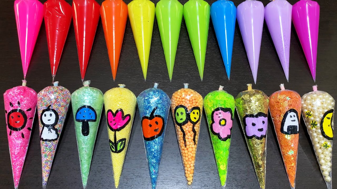 MAKING FOAM SLIME WITH PIPING BAG VS BALLOON ! SATISFYING VIDEOS 