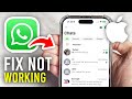 Fix WhatsApp Not Working on iPhone 📱