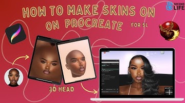 How to Make Skins on Secondlife (ProCreate)