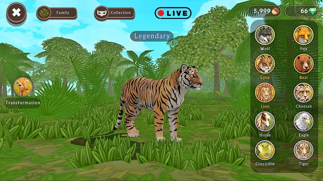 🔴LIVE WildCraft Tiger, Session And The Wolf Quest COOP vs PVP