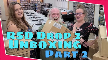 Unboxing Vinyl Records for (RSD Drop 2) Record Store Day 2020