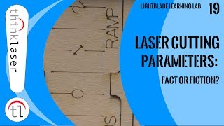 Laser Cutting Parameters: Fact or Fiction? (2018)