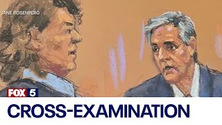Michael Cohen faces cross-examination in Trump hush money trial