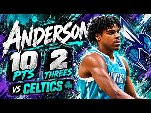 Christian Anderson 10 pts 2 threes vs Celtics 2026 Preseason
