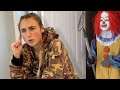 Creepy Clown Breaks into The House With a Rake and Stalks Our Family