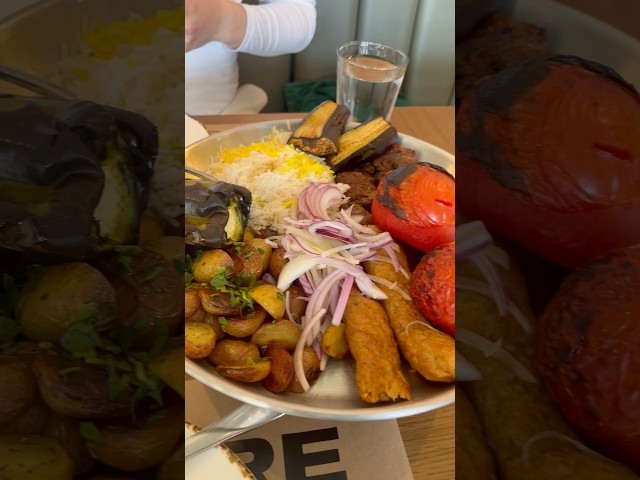 LavShash Kebab Restaurant! #mukbang #asmr #lavshash #kebab #restaurant #falafel #mediterranean