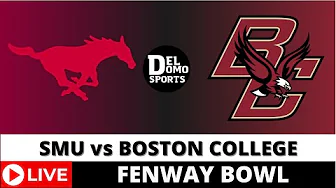 SMU VS BOSTON COLLEGE LIVE - NCAAF Fenway Bowl Game Score Dec 28, 2023 thumbnail