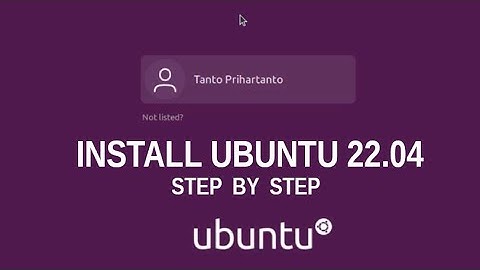 Cara install ubuntu 22.04 Jammy Jellyfish step by step install linux ubuntu mudah dan jelas