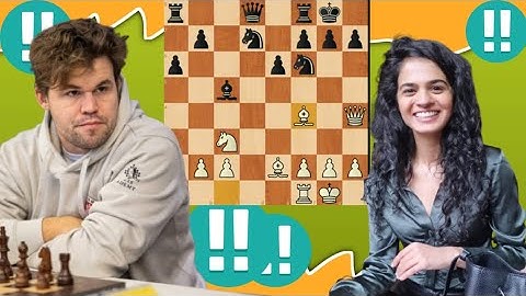 Crazy Tania Sachdev vs Magnus Carlsen 46