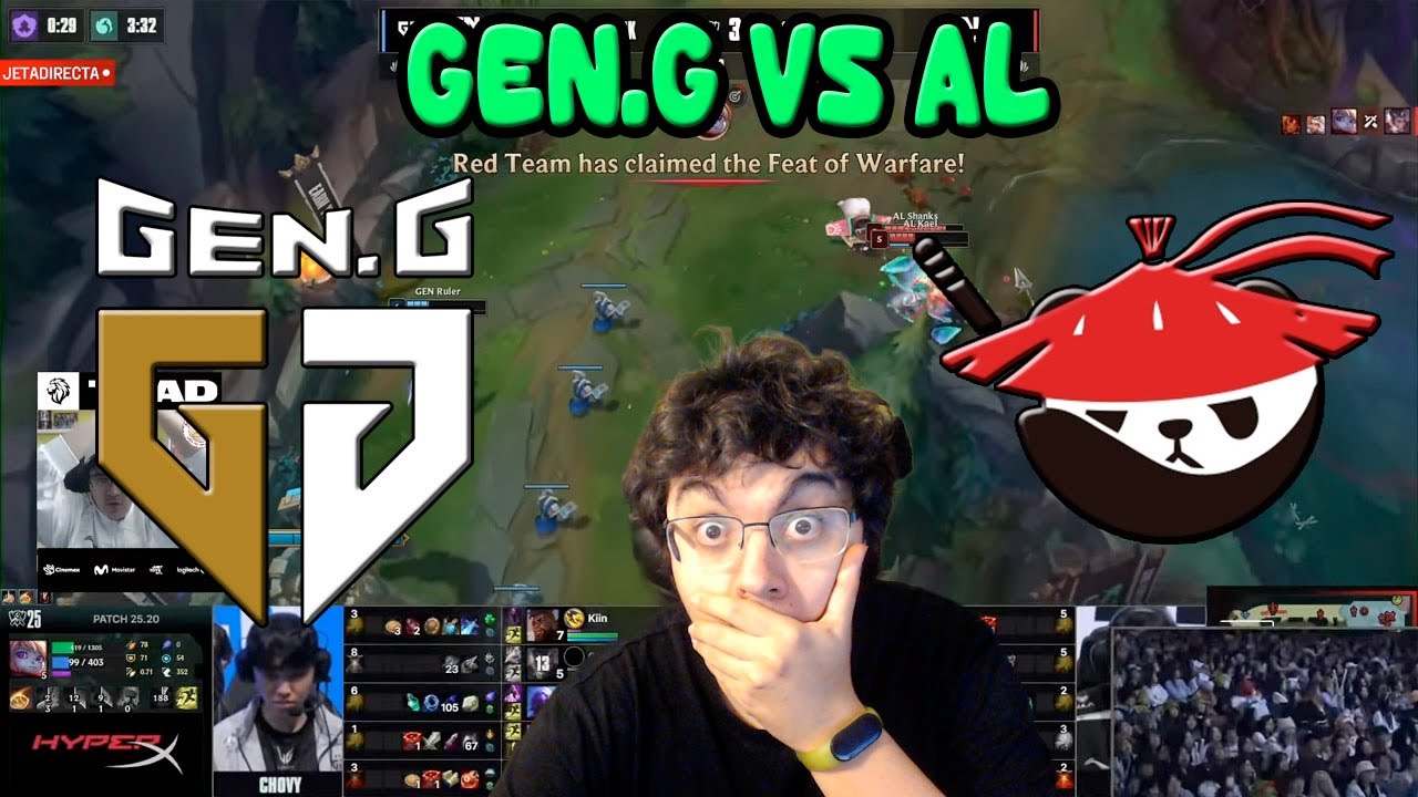 GEN.G vs AL | Worlds 2025 suizo día 2 en JETADIRECTA | ¿Los 2 mejores de Worlds?