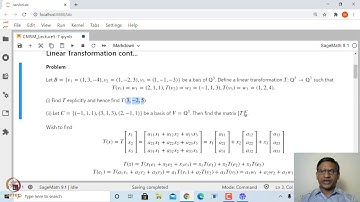 Linear Transformations Part 2 with SageMath