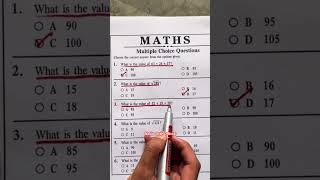 🧠 Can You Solve This Maths Quiz? | Quick Brain Test ⚡