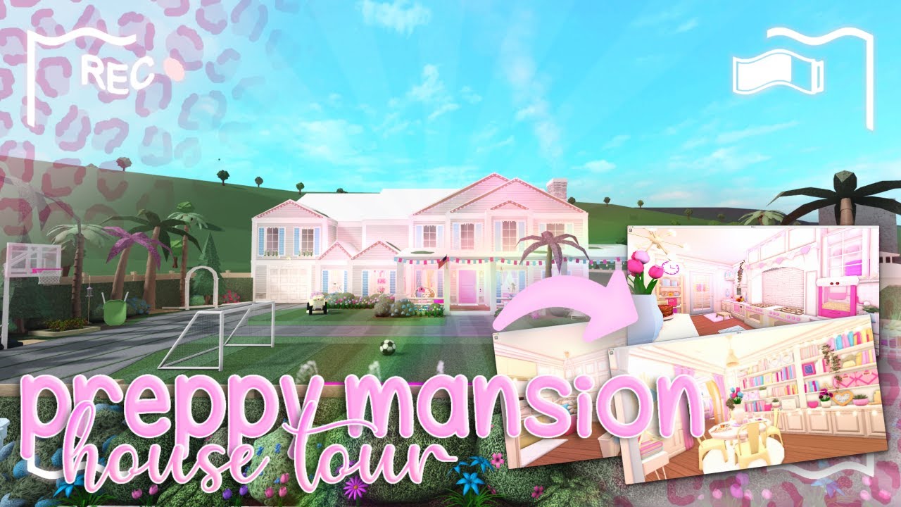 *PREPPY* Bloxburg Mansion!????| Bloxburg - YouTube