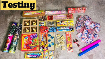 New Year Crackers Testing 2022 | Different Types Of Fireworks Testing | HAPPY NEW YEAR