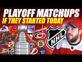 NHL Playoff Matchups If The Season Ended Today!