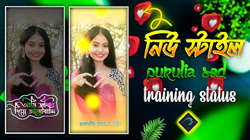 Purulia sad status editing alight motion training video editing Purulia sad song status editing
