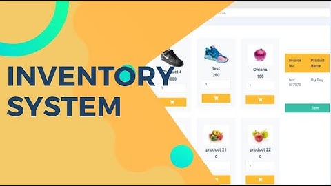 Inventory management system with php, mysqli, Ajax and Bootstrap( With source code )