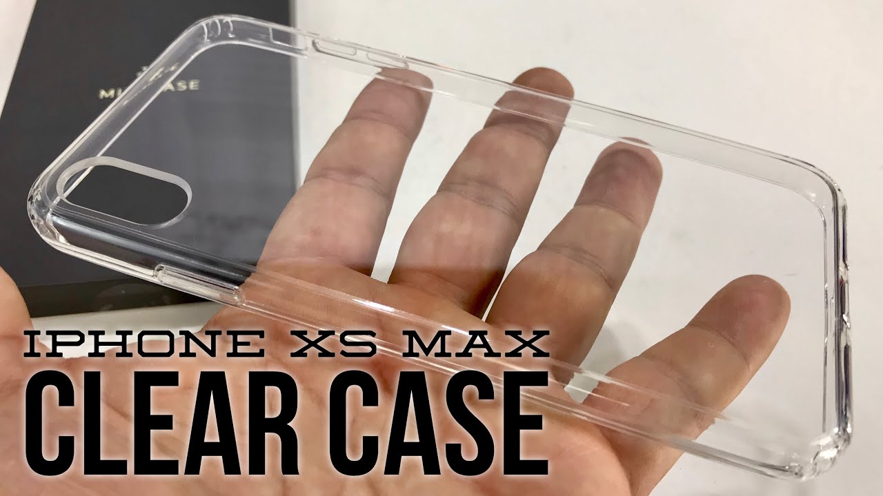 Clear Case for the iPhone Xs Max 6.5" by Miracase Review YouTube