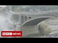 Bridge swept away as melting glacier causes flooding in Pakistan - BBC News