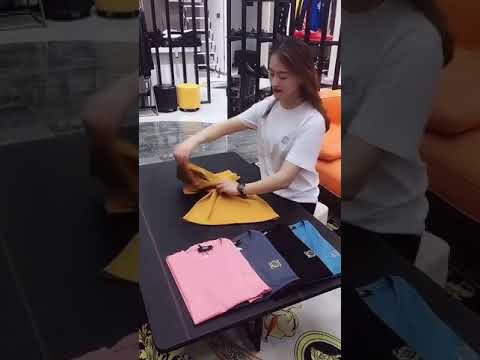 تعلم كيفية طي الملابس