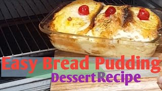 easy bread pudding recipe - Just Need Eggs and Milk