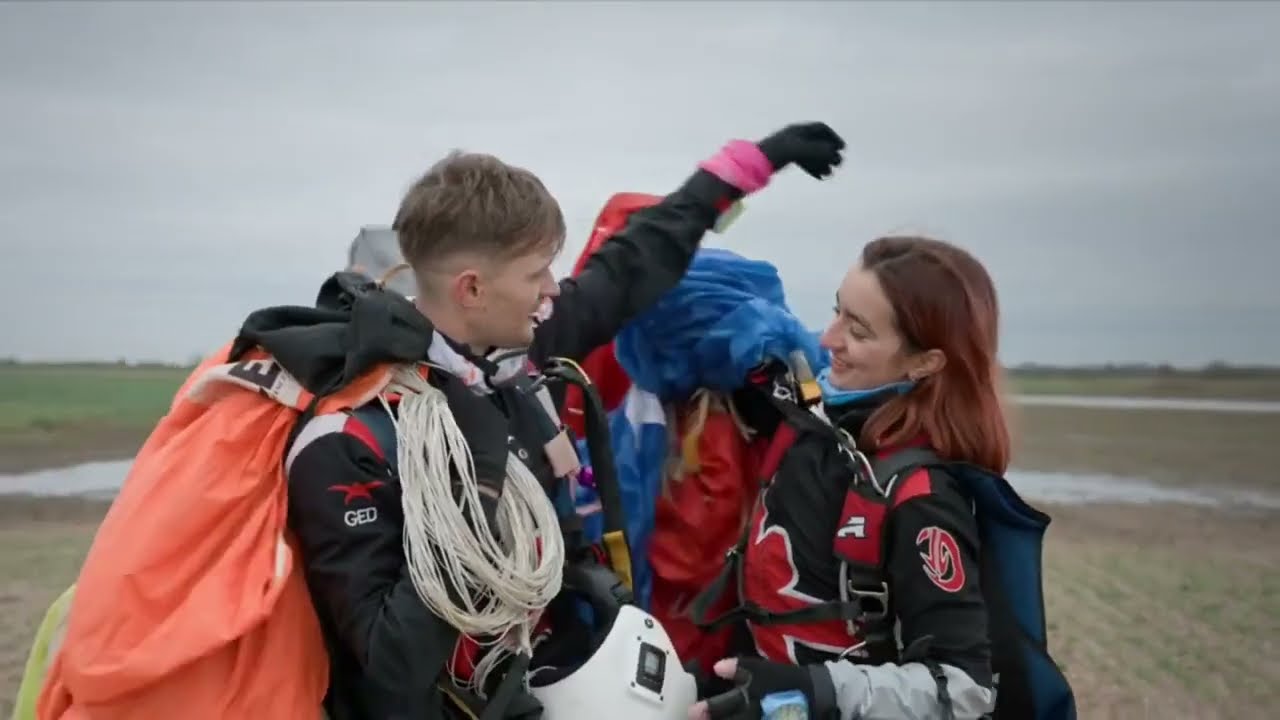Epic Skydiving Proposal Reaction | Bespoke Unique Engagement in the Sky!