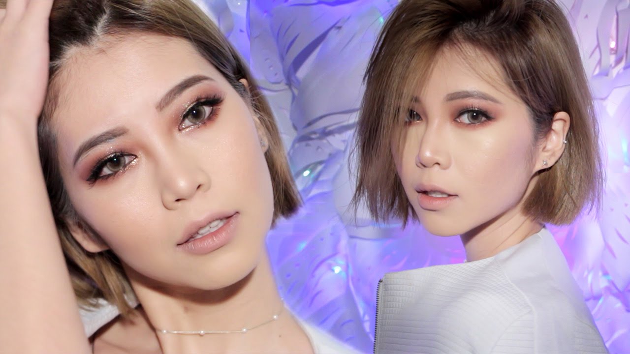 GOLD BRONZE GLAM PARTY MAKEUP LOOK