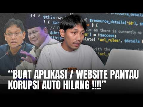 ANTI-CORRUPTION WEBSITE?? LET'S BUILD ONE FOR PRABOWO!!