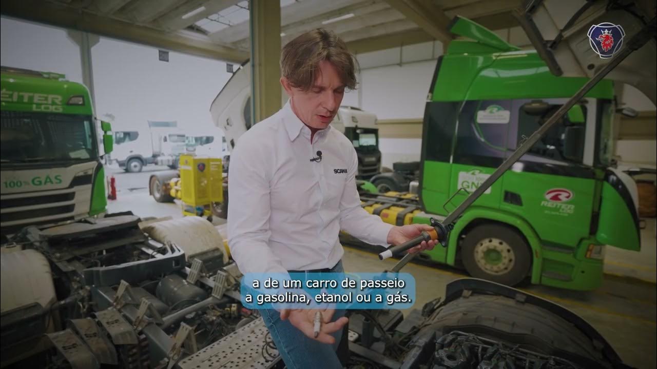 Chega mais com a Scania: caminhão a gás