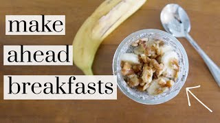 Quick + easy breakfasts for busy mornings (healthy recipes)