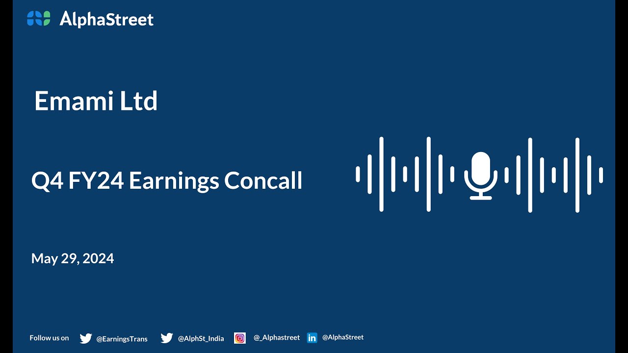 Emami Ltd Q4 FY2023-24 Earnings Conference Call
